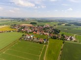 Dissen aus der Luft fotografiert