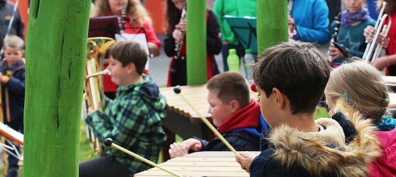 Die Einweihung des Musikalischen Wanderwegs. Die Einweihung des Musikalischen Wanderwegs.