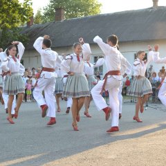 Traditioneller Tanz beim Stadtfest in Schtschyrez.