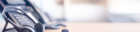 Communication support, call center and customer service help des