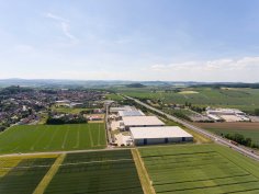 Gewerbegebiet aus der Luft