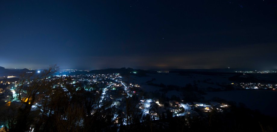 Gudensberg bei Nacht