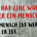 Karte mit Art. 1 GG in einfacher Sprache